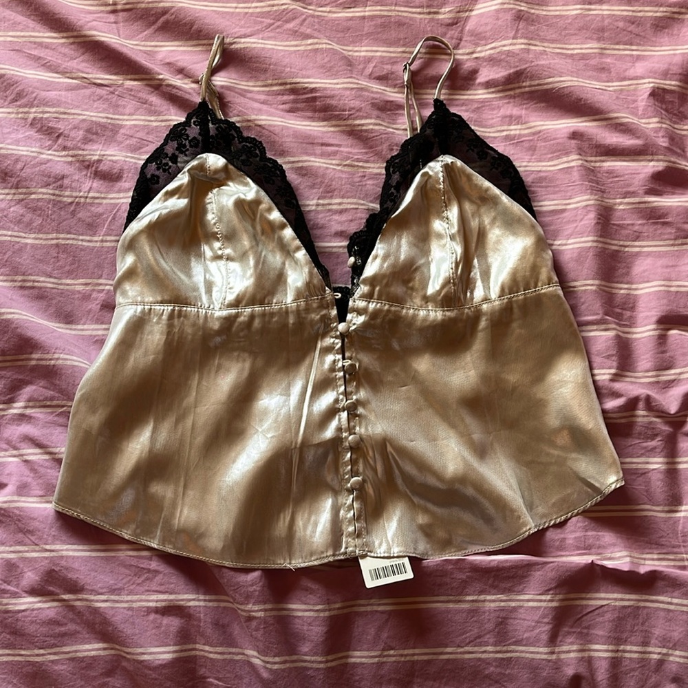 Urban outfitters silver cami